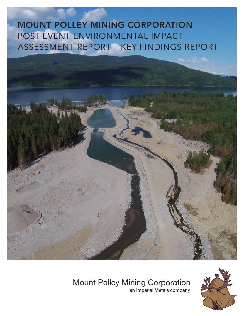 Thumbnail image of document cover: Mount Polley Mining Corporation, Post-Event Impact Assessment Report - Key Findings Report